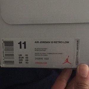 Air Jordan 13 low Chutney